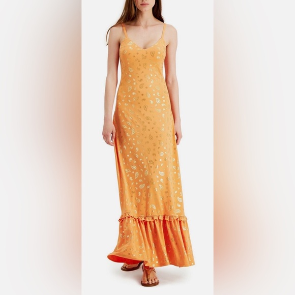 Michael Kors Dresses & Skirts - Michael Kors Orange Maxi Dress